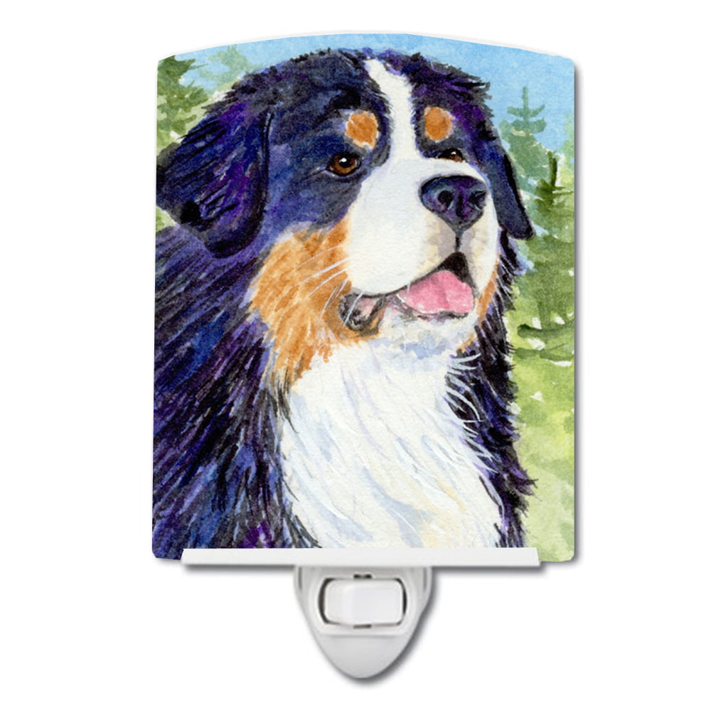 Bernese Mountain Dog Ceramic Night Light