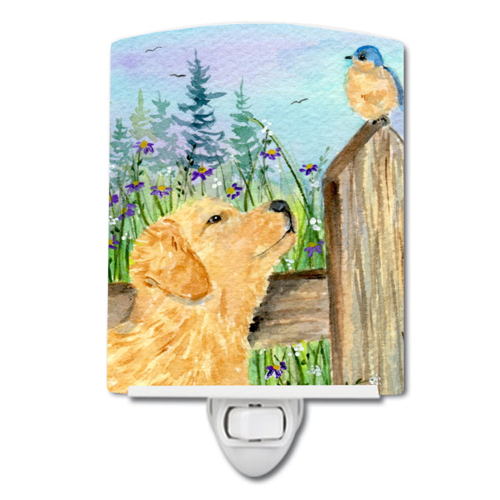 Golden Retriever Ceramic Night Light