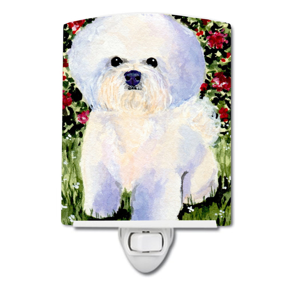 SS8914CNL Bichon Frise Ceramic Night Light