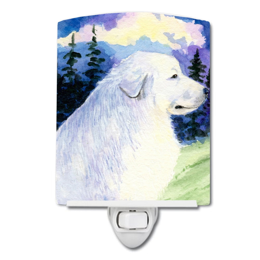 SS8980CNL Great Pyrenees Ceramic Night Light