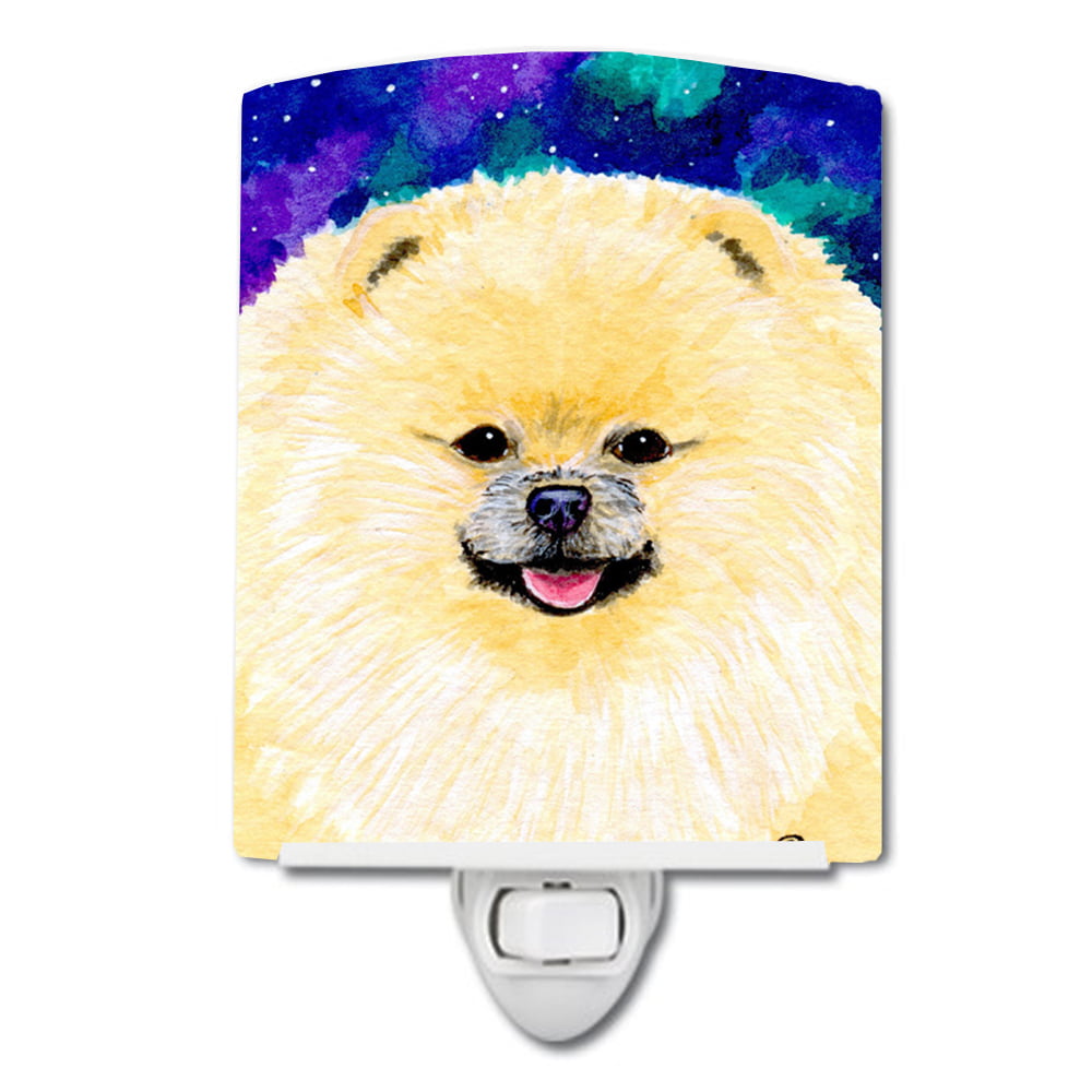 SS8997CNL Pomeranian Ceramic Night Light