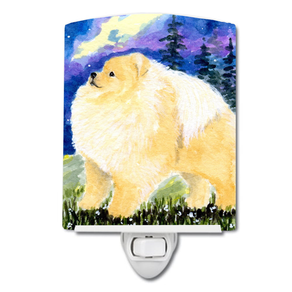 SS8998CNL Pomeranian Ceramic Night Light