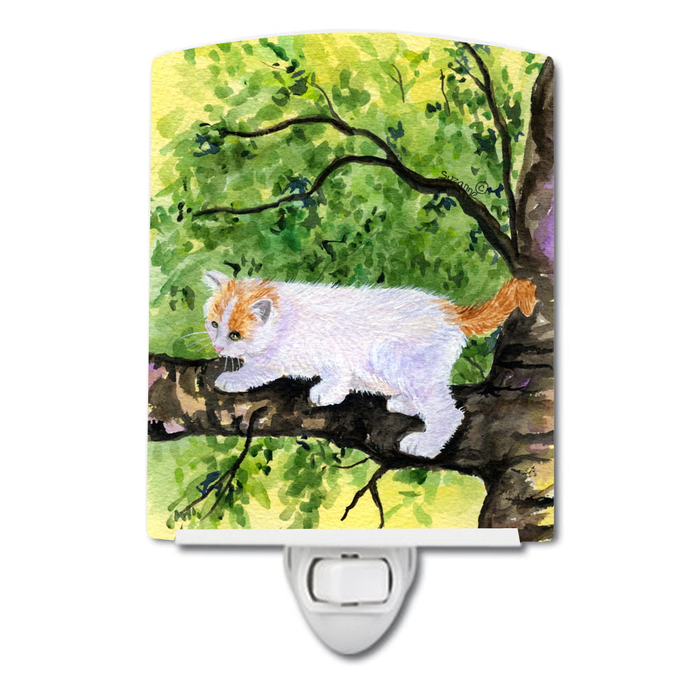SS8277CNL Cat - Turkish Van Ceramic Night Light