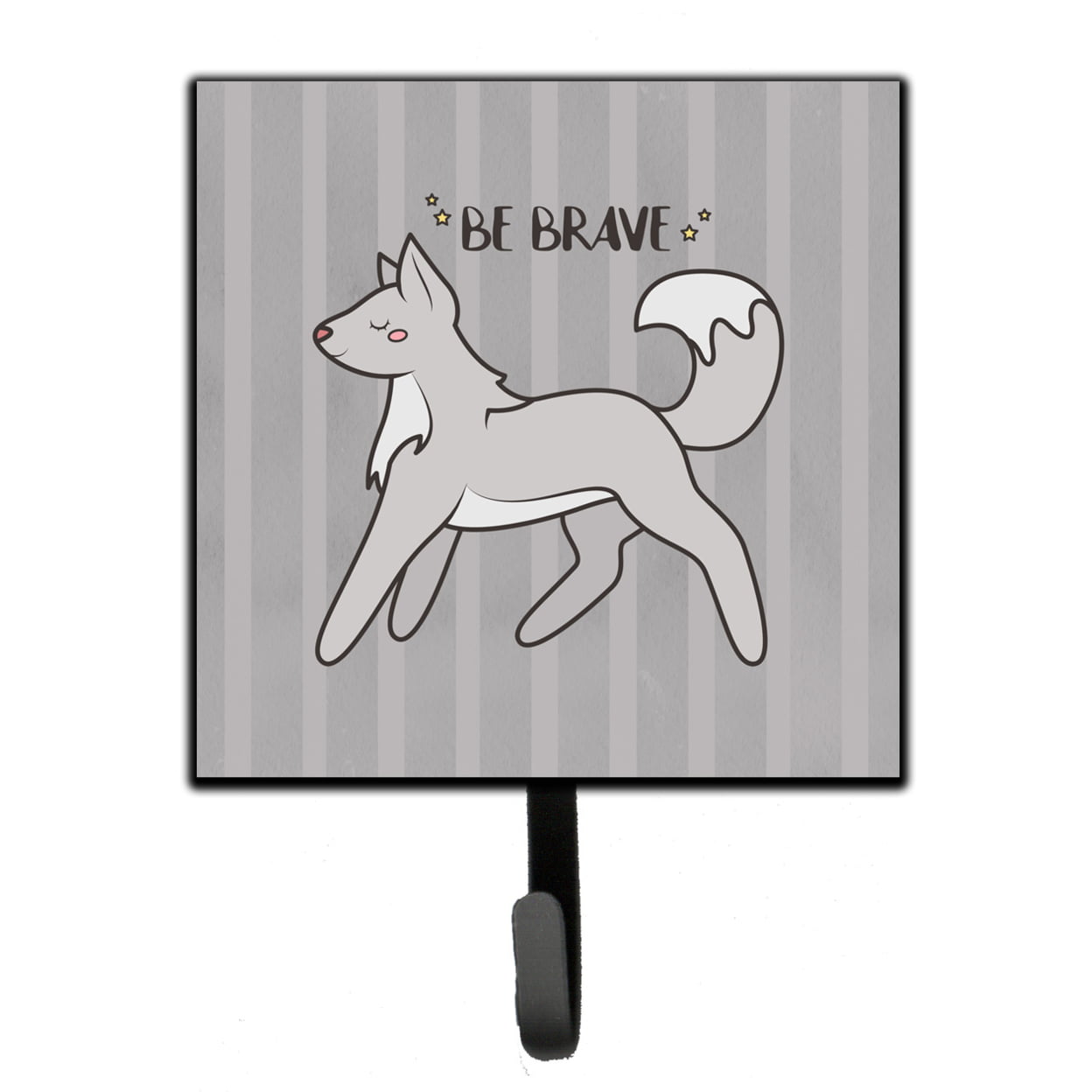 Nursery Be Brave Wolf Leash or Key Holder