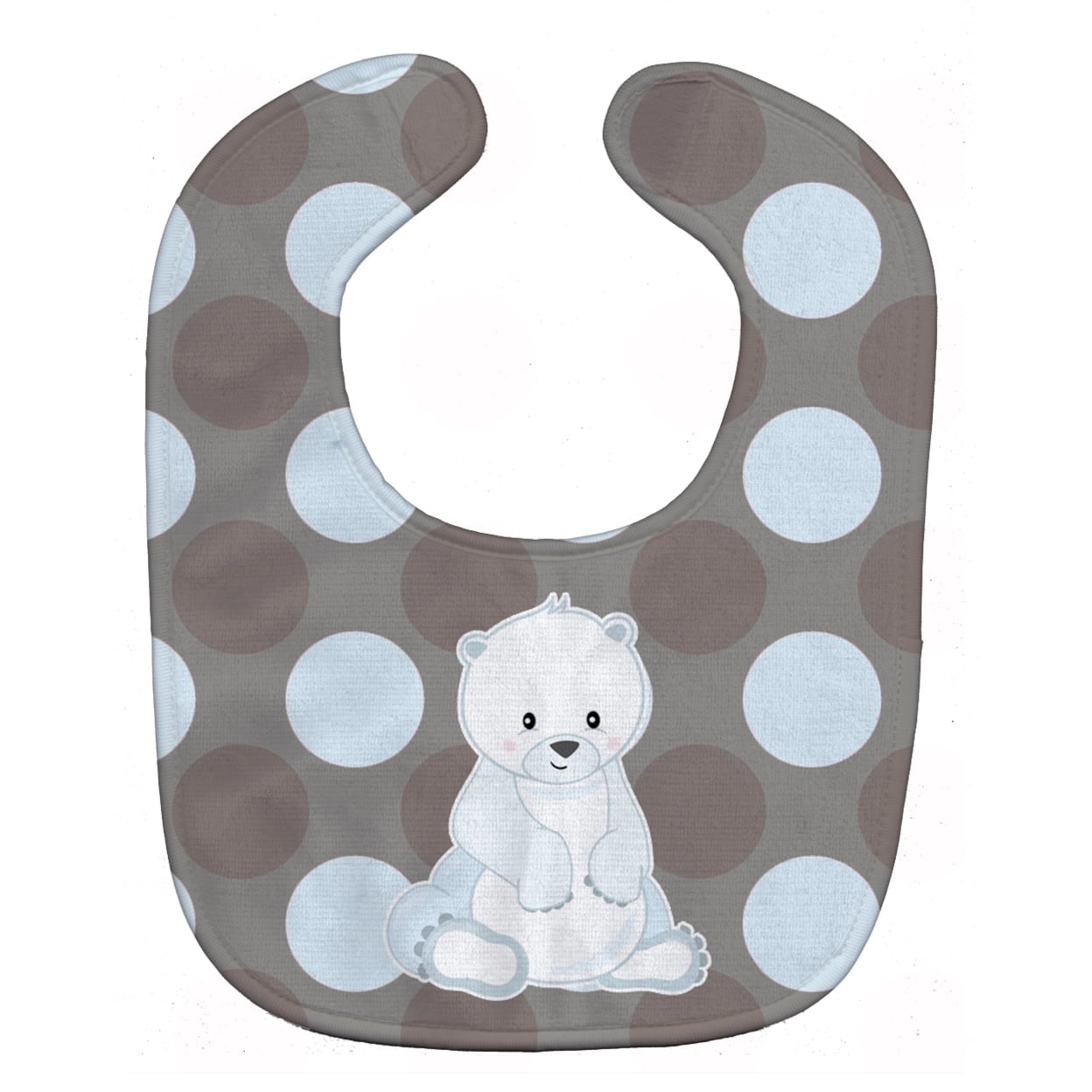 Bear on Polkadots Baby Bib