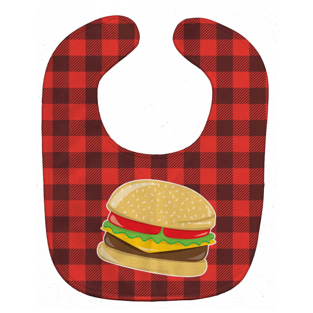 BB8629BIB Backyard BBQ Hamburger Baby Bib