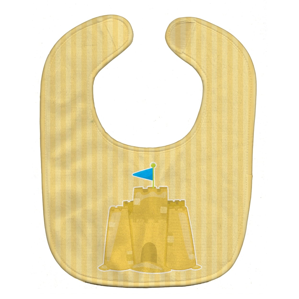 BB8648BIB Beach Sand Castle Baby Bib