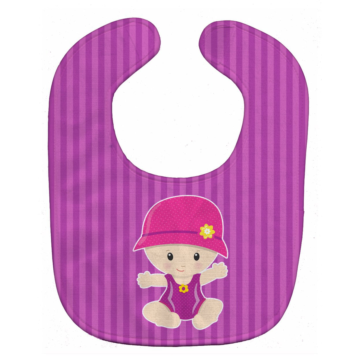 Beach Baby Girl Baby Bib