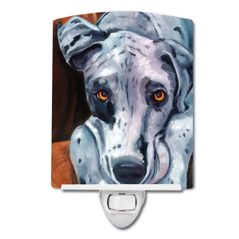 7385CNL Great Dane Waiting Patiently Ceramic Night Light