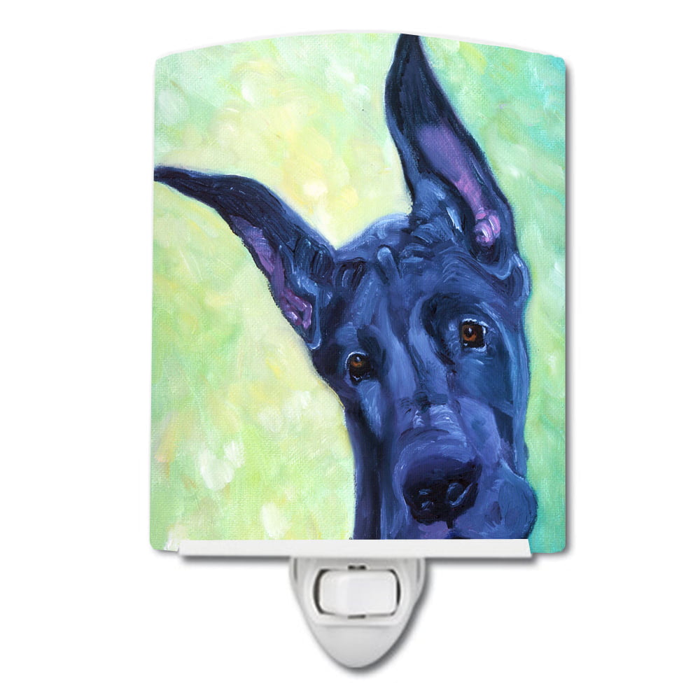 Great Dane Midnight Puppy Ceramic Night Light