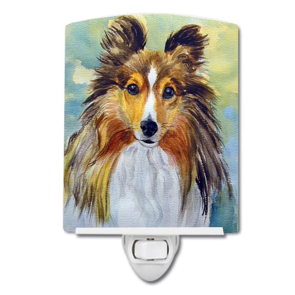 7397CNL Sheltie Toby Ceramic Night Light