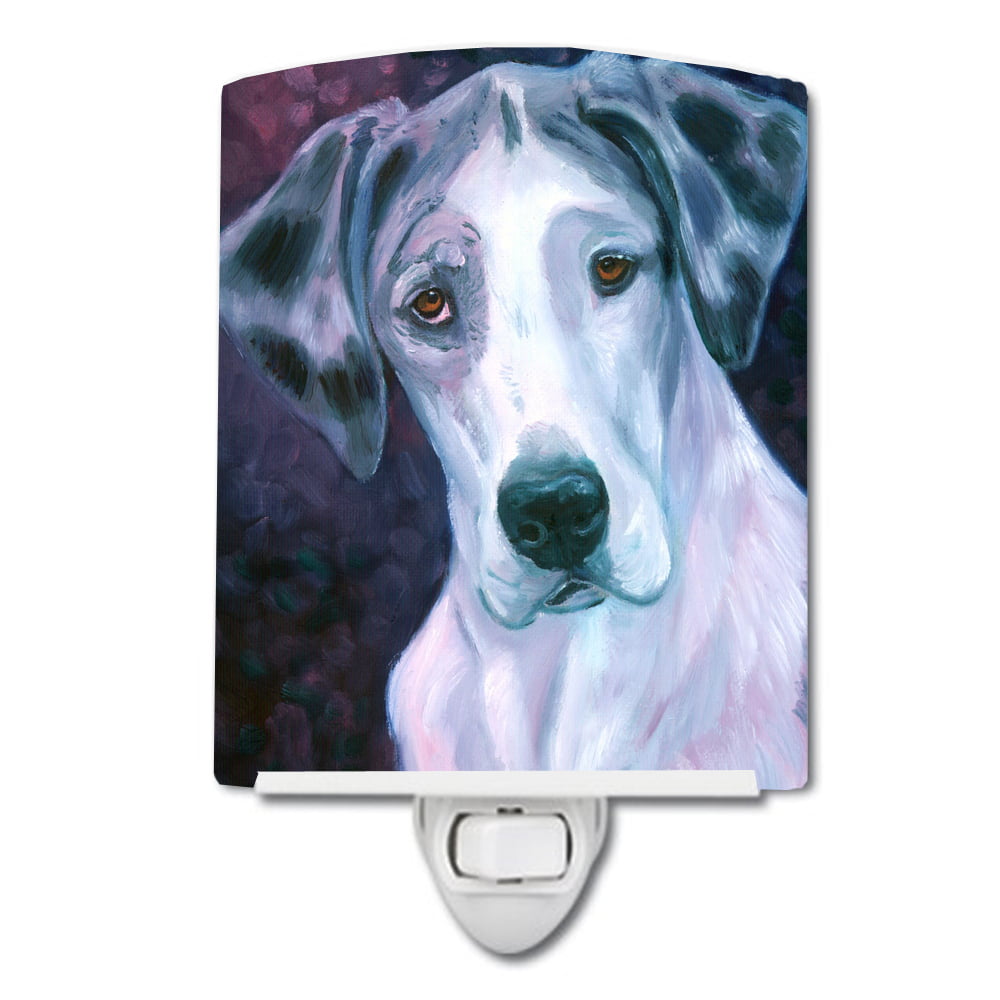 7441CNL Curious Great Dane Ceramic Night Light