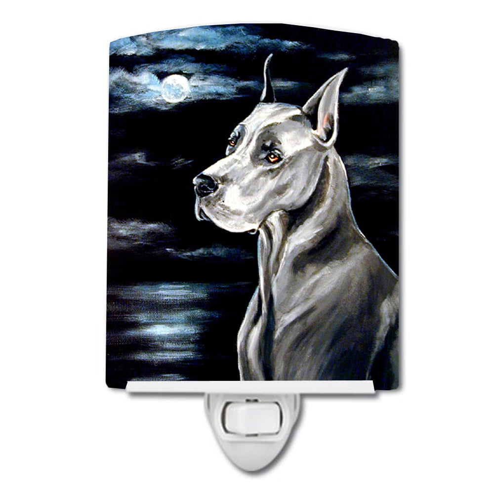 7067CNL Great Dane Moonlight Ceramic Night Light