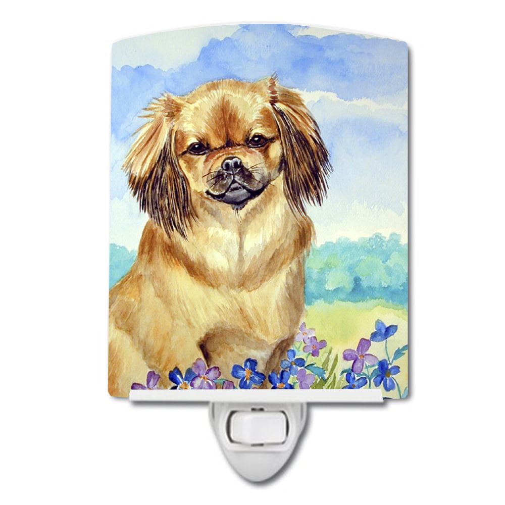 7078CNL Tibetan Spaniel Ceramic Night Light
