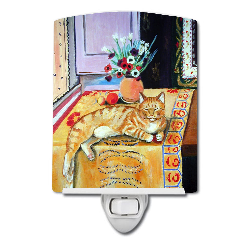 7079CNL Cat Ceramic Night Light