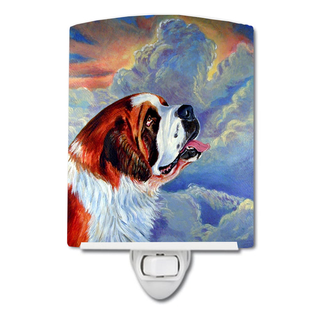 7085CNL Saint Bernard Loyalty Ceramic Night Light