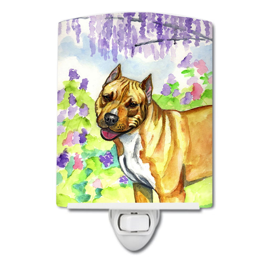 7093CNL Pit Bull Ceramic Night Light