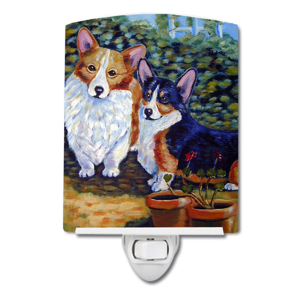 Cardigan & Pembroke Corgi Ceramic Night Light