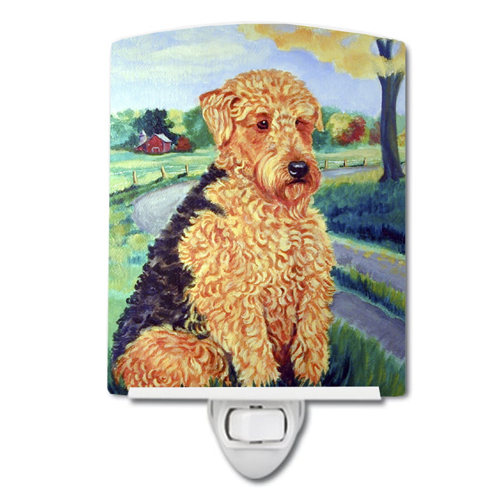 7096CNL Airedale Terrier Ceramic Night Light