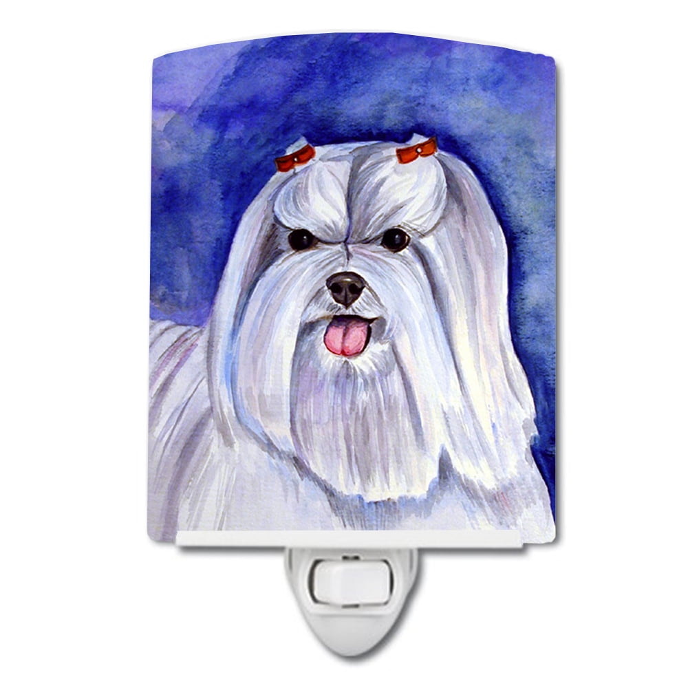 7108CNL Maltese Ceramic Night Light