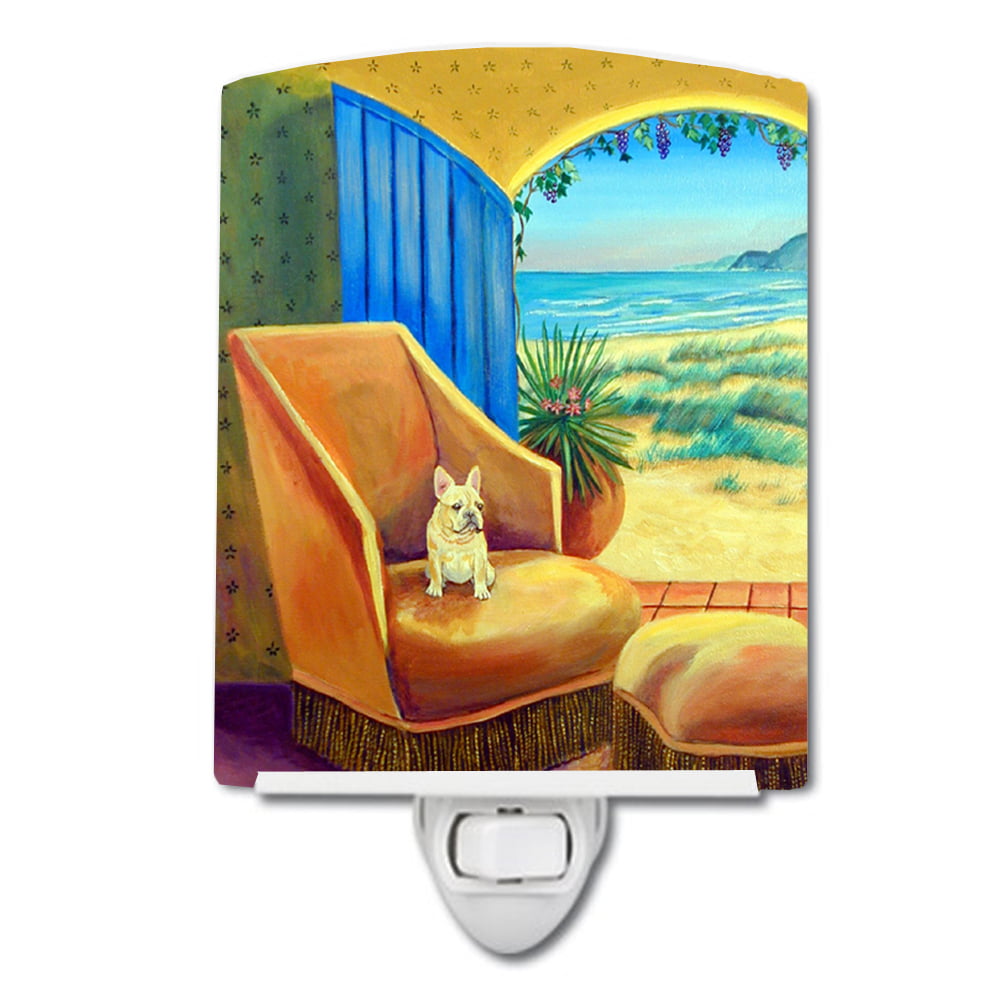 French Bulldog Couch Sitting Ceramic Night Light