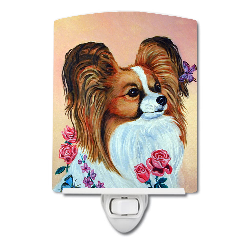 7200CNL Papillon Rose Ceramic Night Light