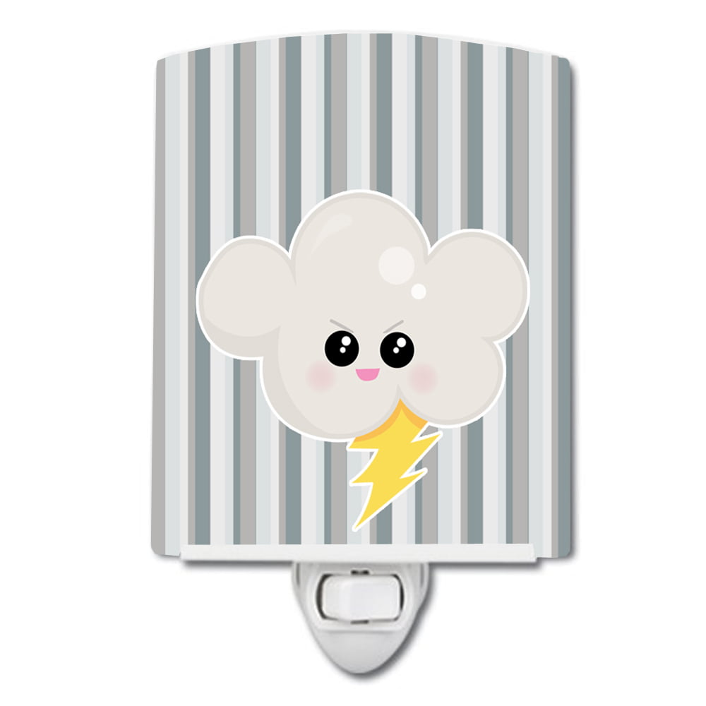 BB7148CNL Weather Thuderstorm Face Ceramic Night Light