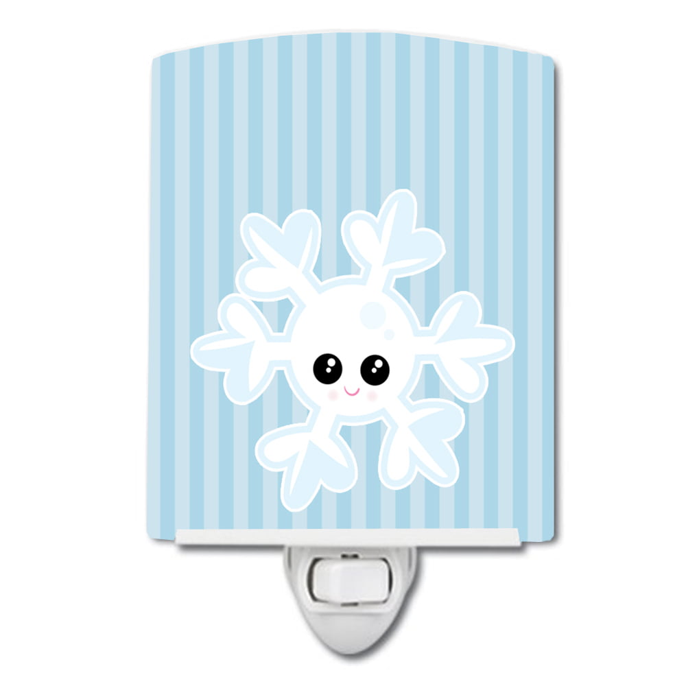 BB7149CNL Weather Snowflake Face Ceramic Night Light