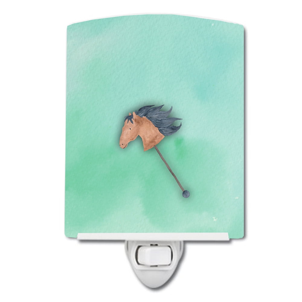 Stick Horse Watercolor Ceramic Night Light