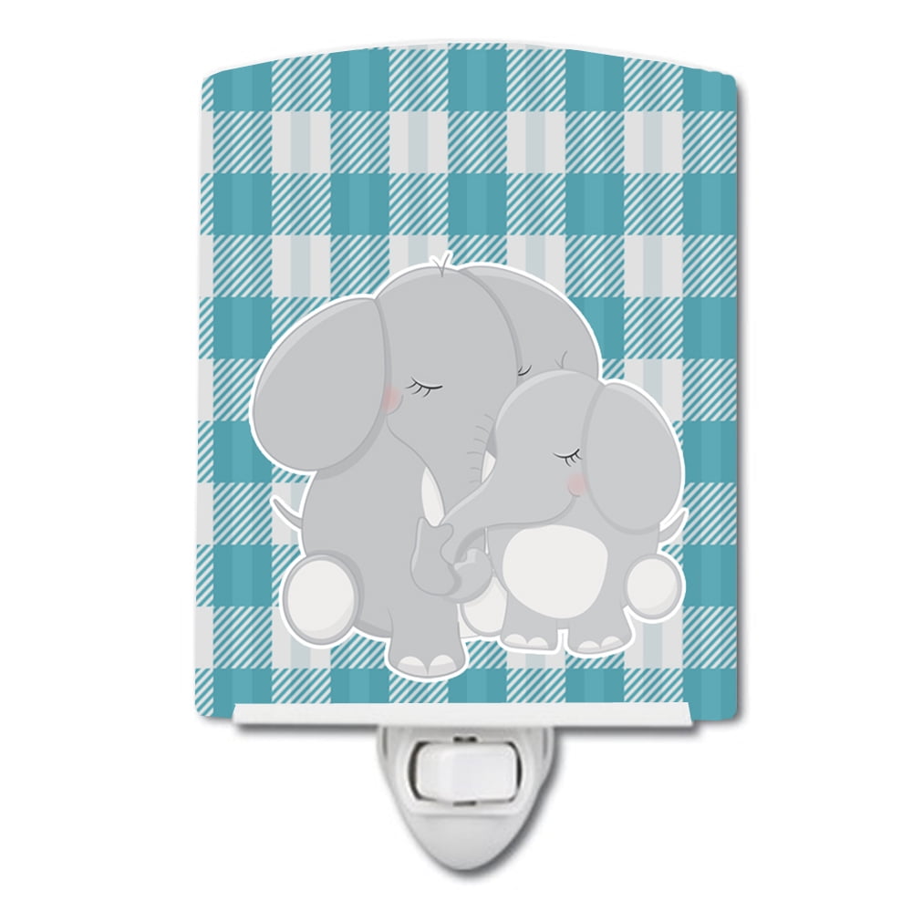 Elephants Ceramic Night Light