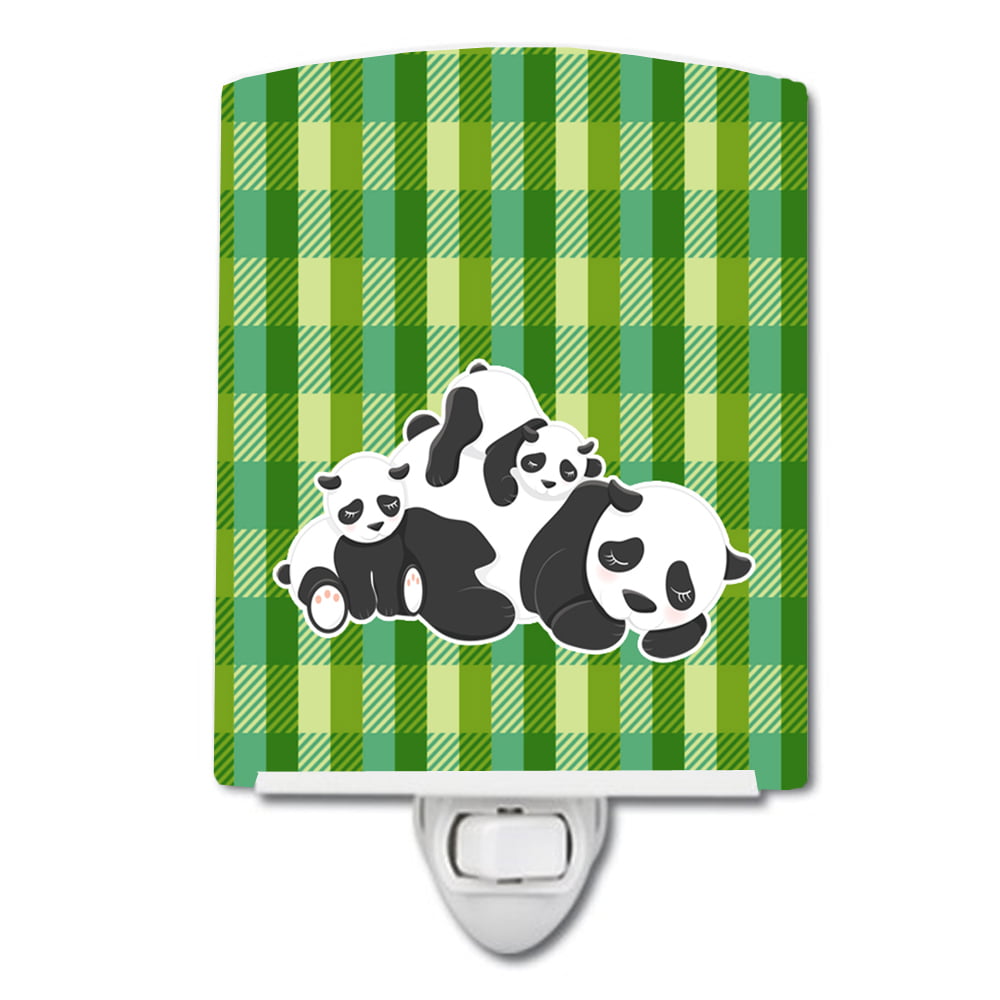 BB8591CNL Pandas Ceramic Night Light