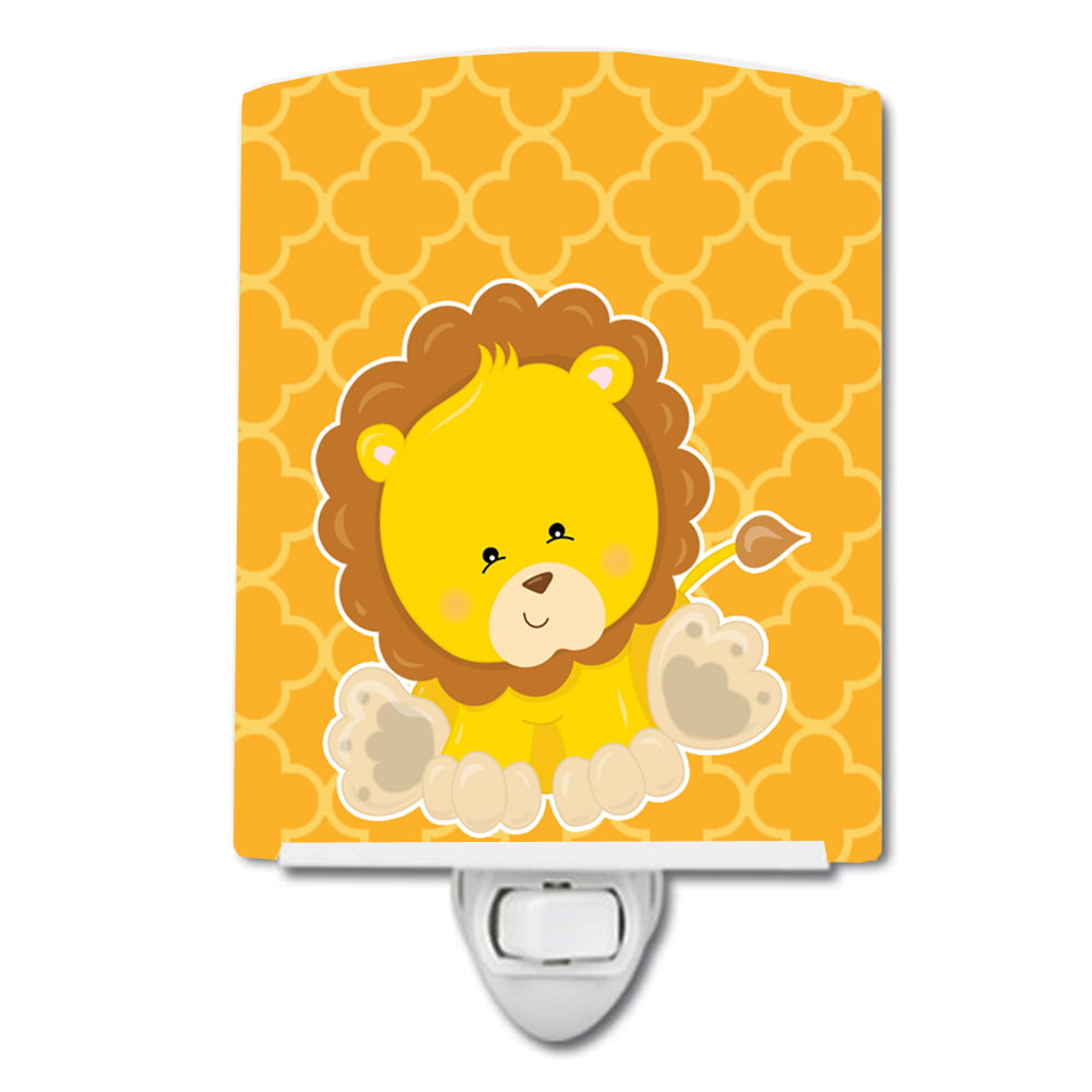 BB8606CNL Lion on Quatrafoil Ceramic Night Light