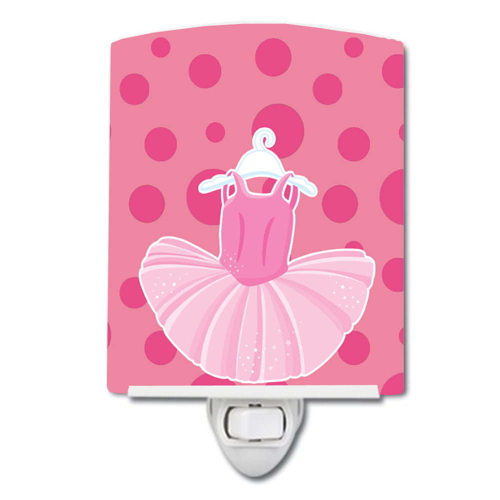Ballet Tutu on Polka dots Ceramic Night Light