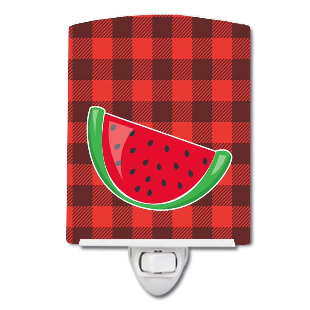 BB8630CNL Backyard BBQ Watermelon Ceramic Night Light