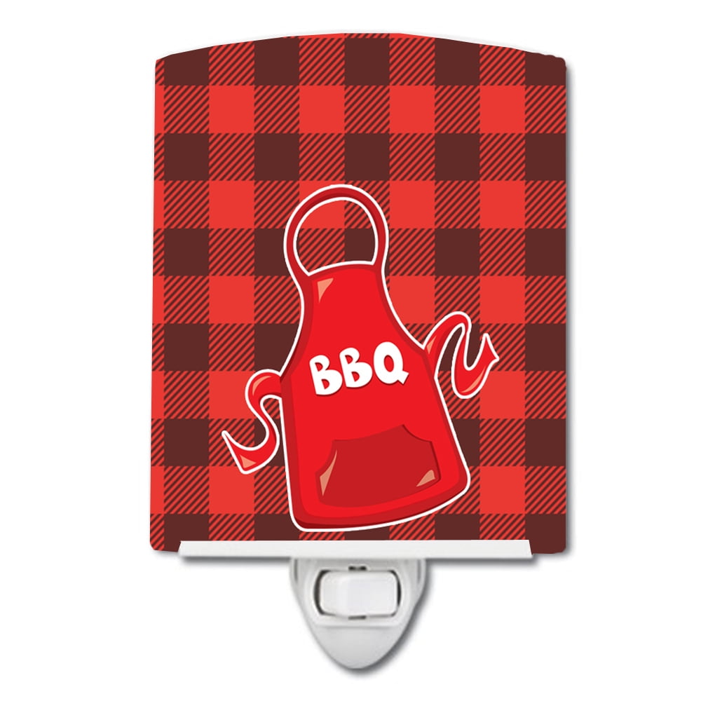 BB8634CNL Backyard BBQ Apron Ceramic Night Light