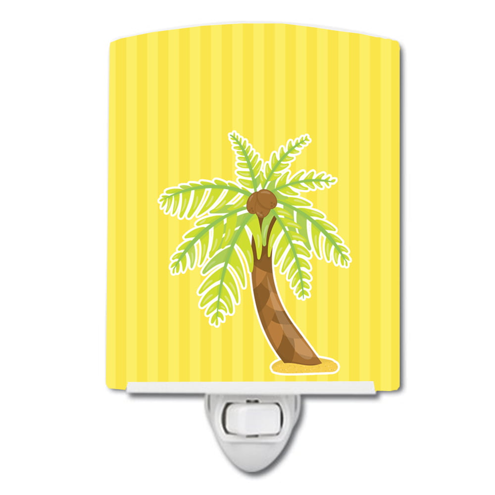 BB8641CNL Palm Tree Ceramic Night Light