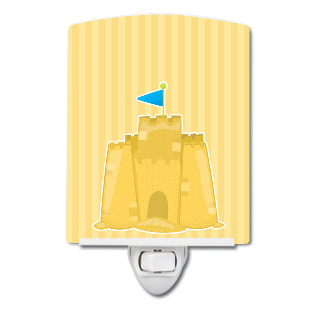 BB8648CNL Beach Sand Castle Ceramic Night Light