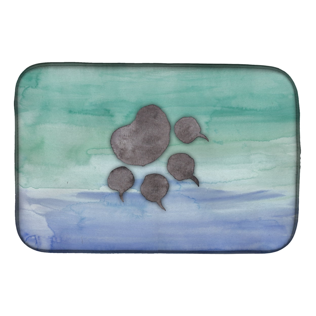 BB7356DDM Cat Paw Watercolor Dish Drying Mat