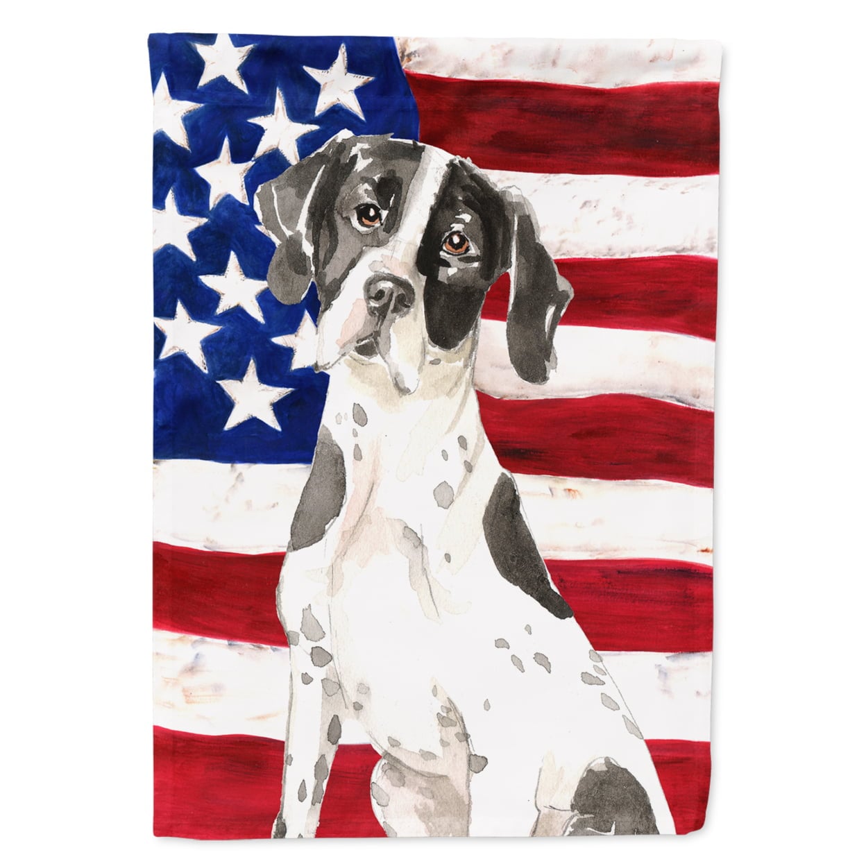 CK1732CHF Patriotic USA English Pointer Flag Canvas House Size