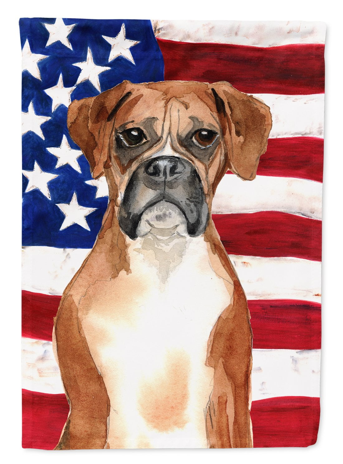 Patriotic USA Boxer Flag Canvas House Size