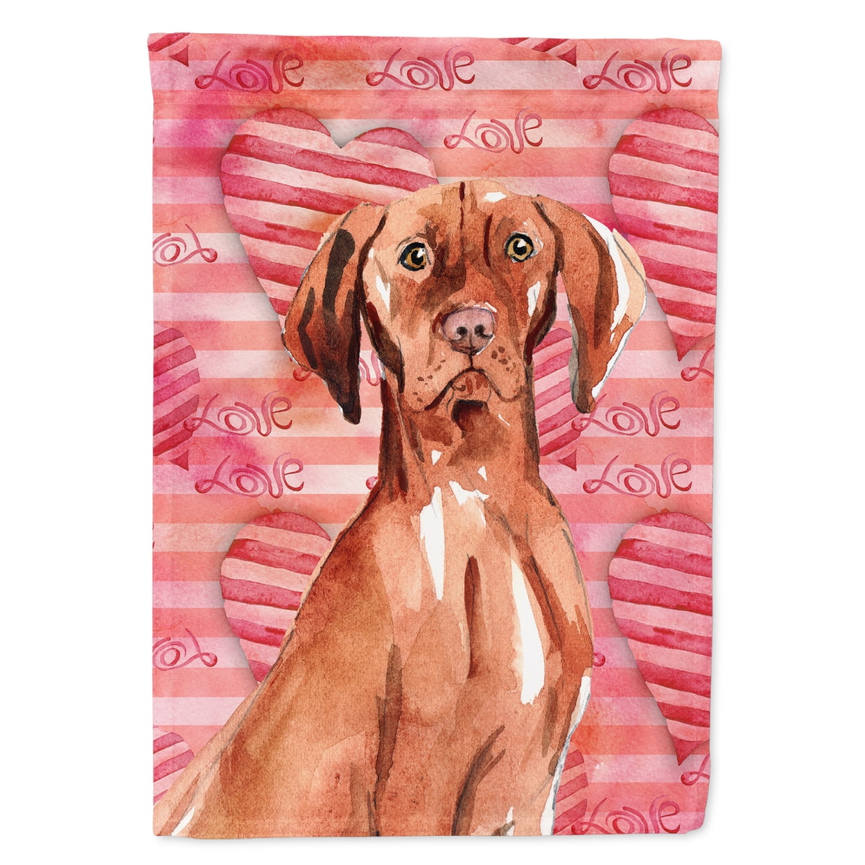 Love a Vizsla Flag Canvas House Size