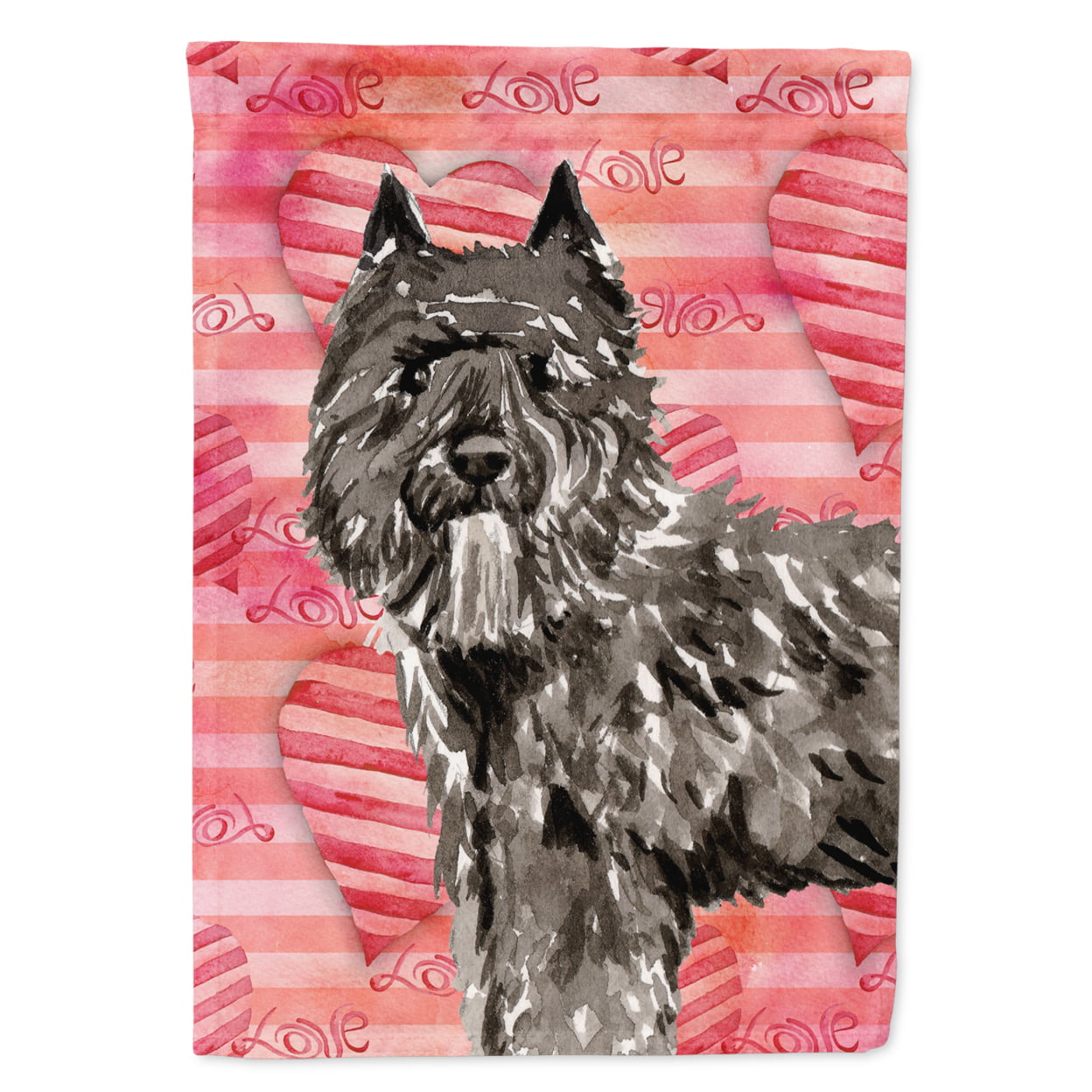 Love a Bouvier Des Flandres Flag Canvas House Size