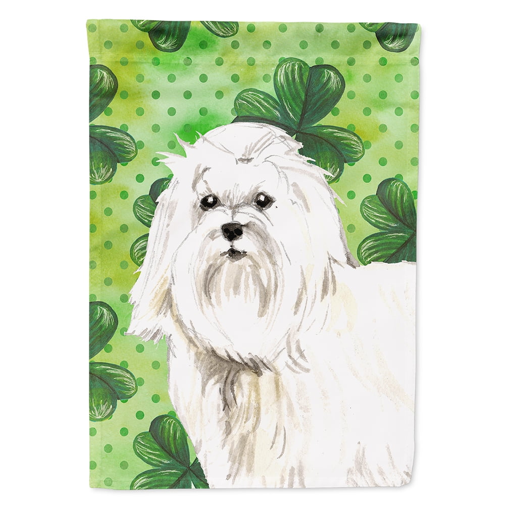 Shamrocks Maltese Flag Canvas House Size