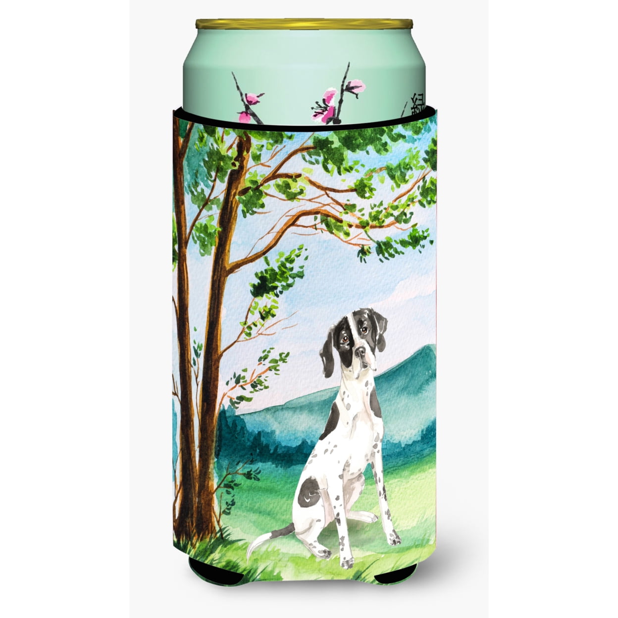 Under the Tree English Pointer Tall Boy Beverage Insulator Hugger
