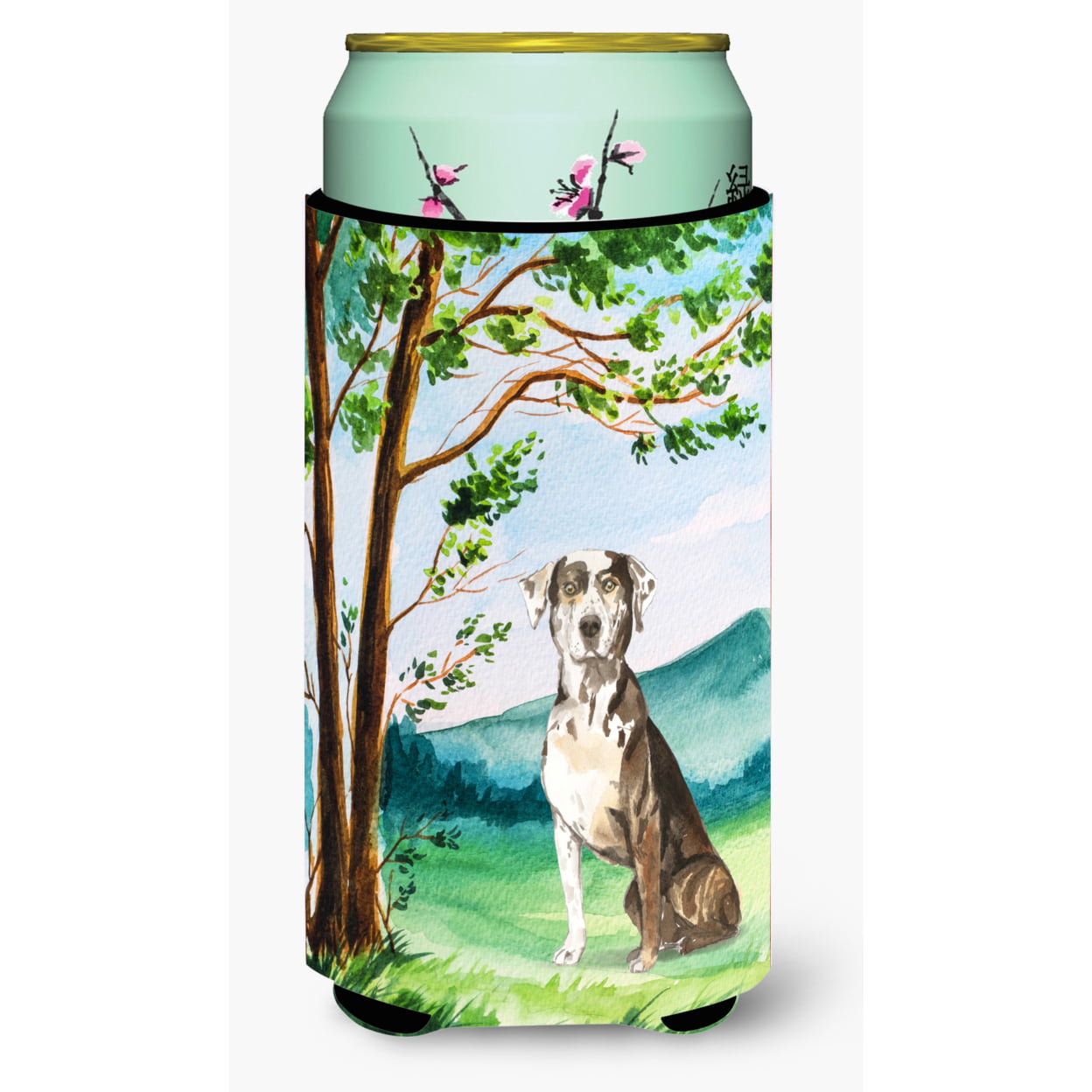 Under the Tree Catahoula Leopard Dog Tall Boy Beverage Insulator Hugger