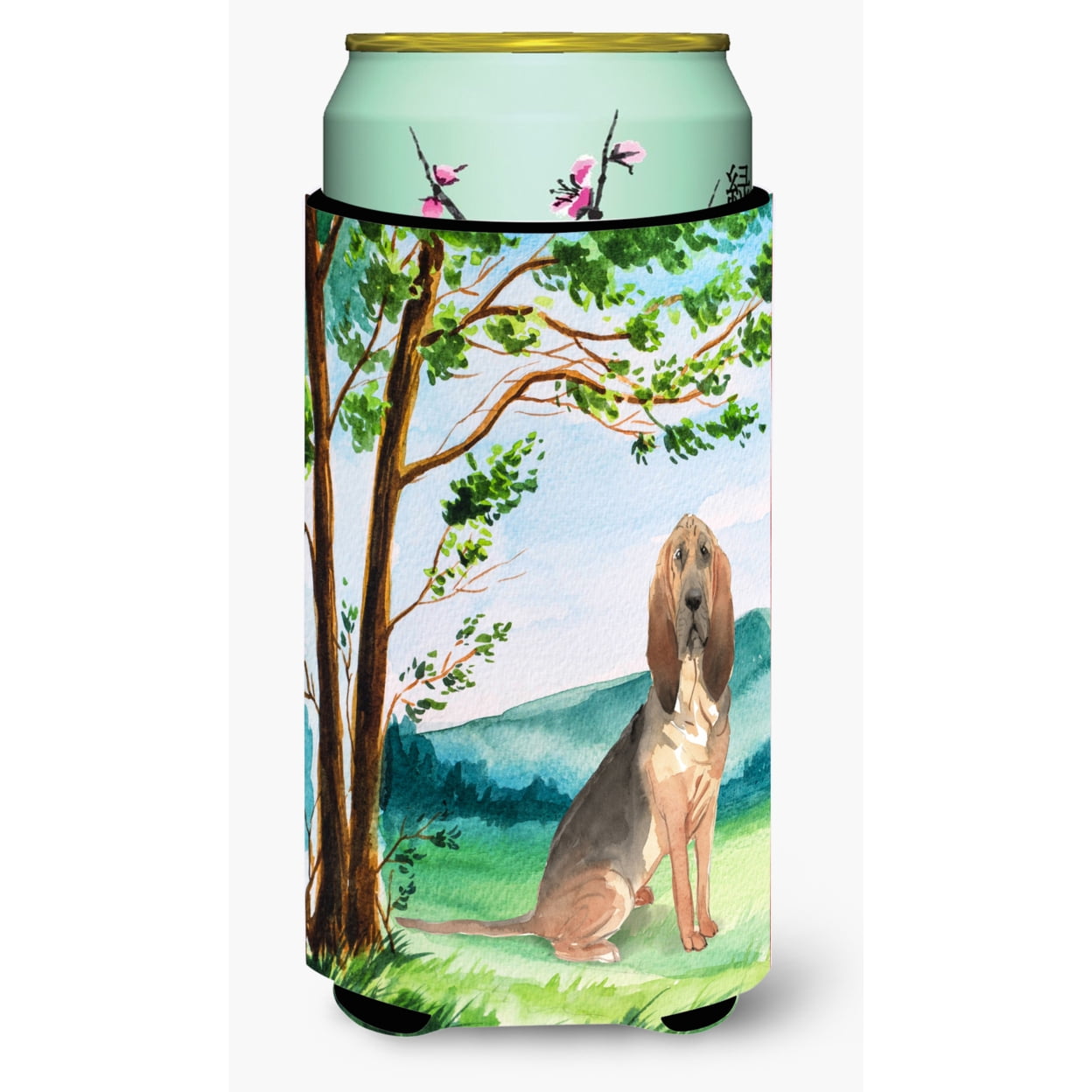Under the Tree Bloodhound Tall Boy Beverage Insulator Hugger