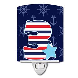 BB8874CNL Nautical Month 3 Ceramic Night Light