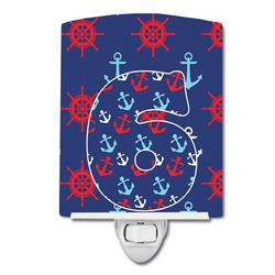 BB8877CNL Nautical Month 6 Ceramic Night Light
