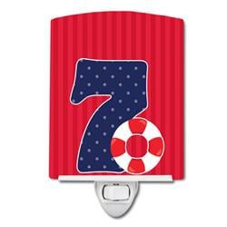 BB8878CNL Nautical Month 7 Ceramic Night Light