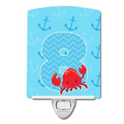 BB8879CNL Nautical Month 8 Ceramic Night Light